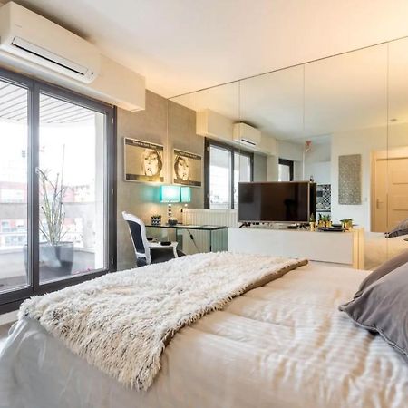 Beautiful Modern Fully Furnished Studio Levallois-Perret Bagian luar foto